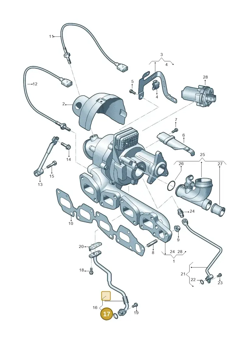 WHT007702 — Audi A5 Limo 2.0 (2024-) diagram 8wk145375, position 17
