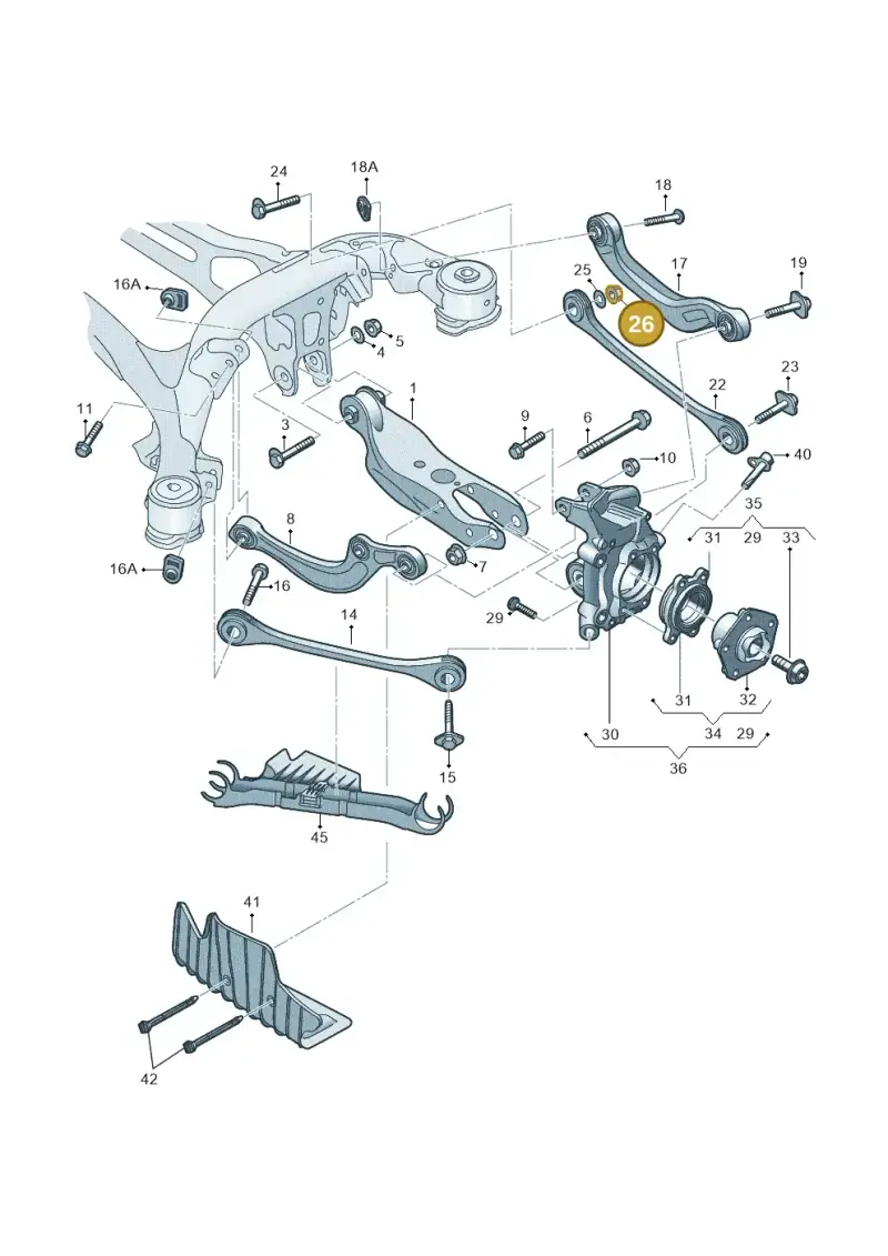 WHT007828 — Audi Q5 (2016-2020) diagram 896505300, position 26