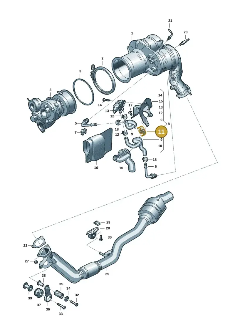 WHT007936 — Audi Q7 qu. 3.0 TDI (2015-2019) diagram 859253048, position 11