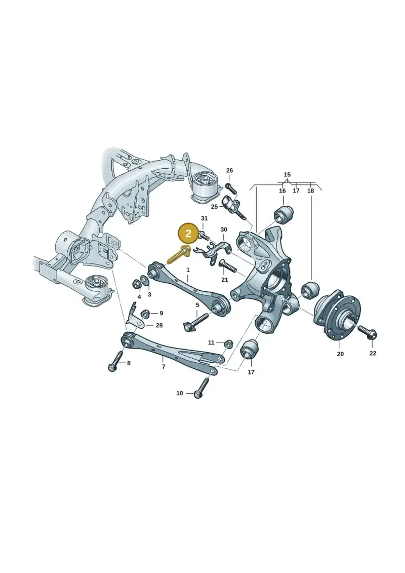 WHT009162 — Audi Q4 Sportback (2021-2022) diagram 89a501200, position 2