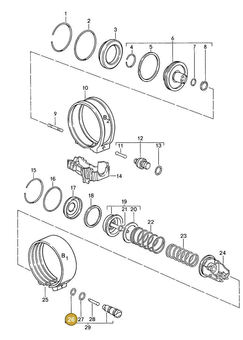 0059978048 — Porsche GT Coupe (1986-1991) diagram p11307045, position 26