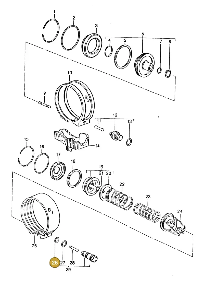 0059978048 — Porsche GTS Coupe (1991-1995) diagram p16340002, position 26