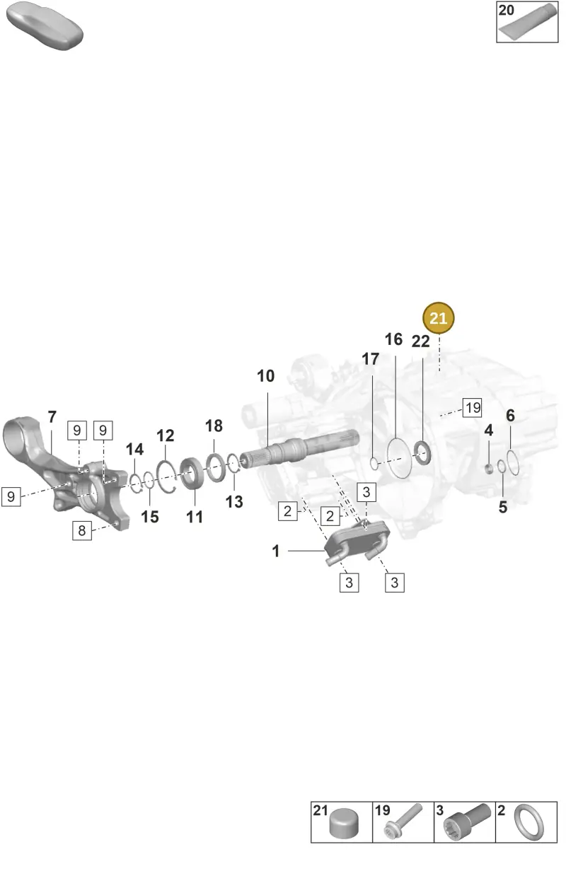 014301485D — Porsche Taycan Sport Turismo (2019-2024) diagram p56355100, position 21