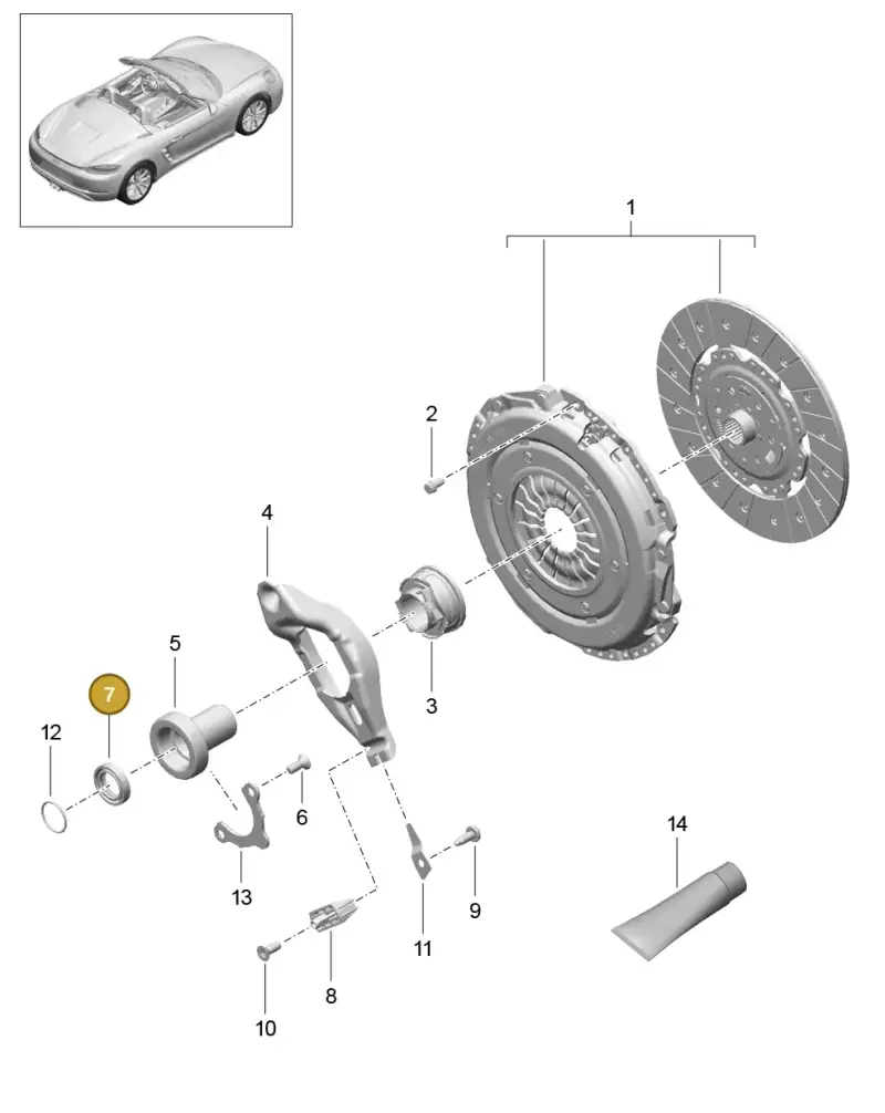 016311113C — Porsche Boxster (2016-) diagram p48301000, position 7