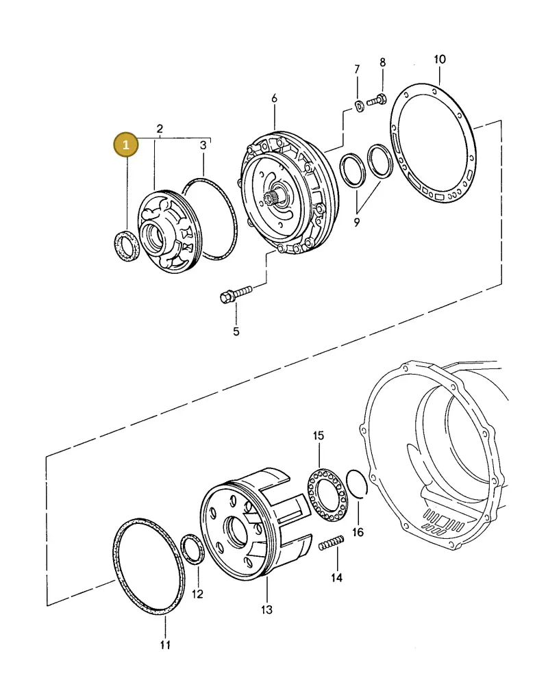 0189970447 — Porsche GT Coupe (1986-1991) diagram p11307015, position 1