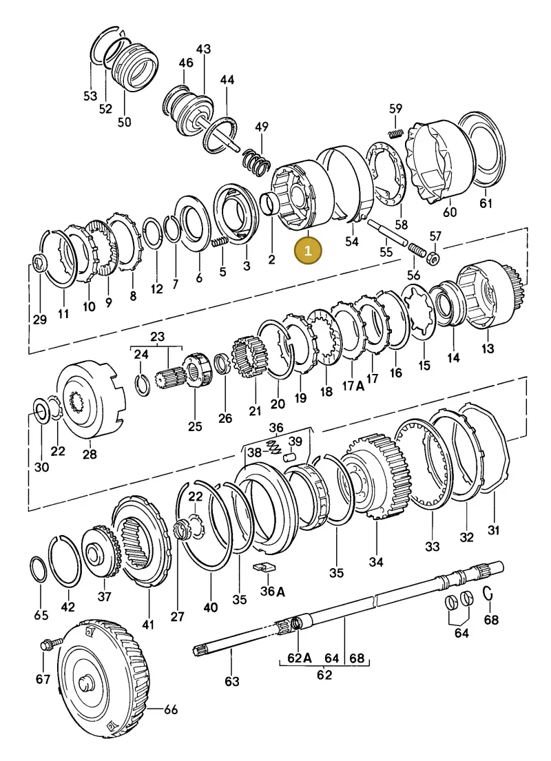 087323109 — Porsche 944 Coupe (1984-1988) diagram p08310000, position 1