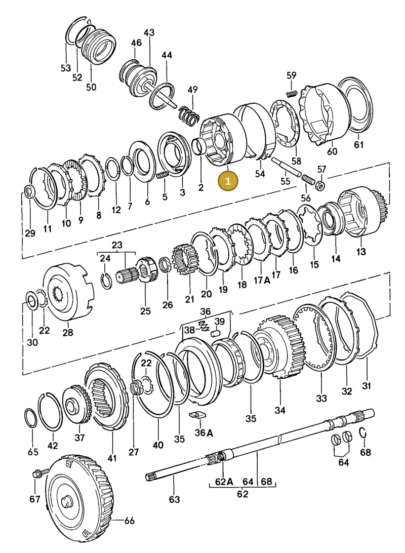 087323109 — Porsche S Coupe (1985-1988) diagram p09310000, position 1