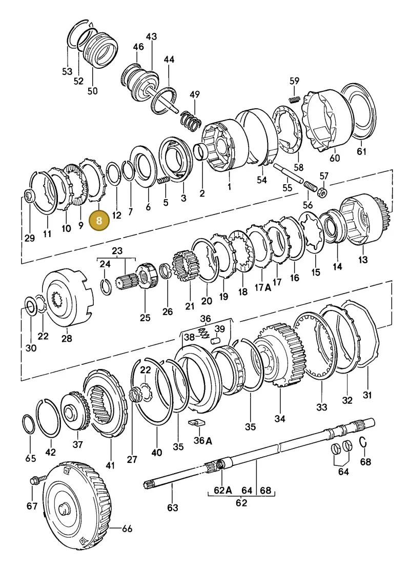 087323139 — Porsche 944 Coupe (1984-1988) diagram p08310000, position 8