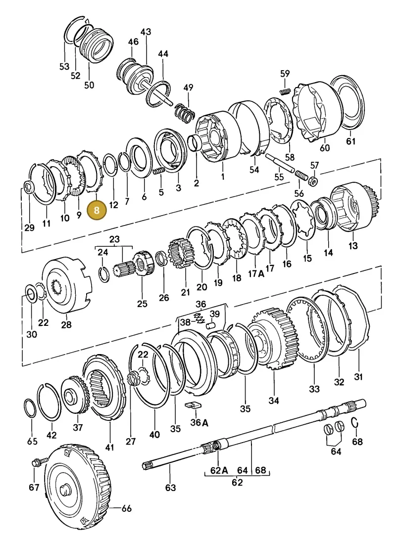 087323139 — Porsche S Coupe (1985-1988) diagram p09310000, position 8