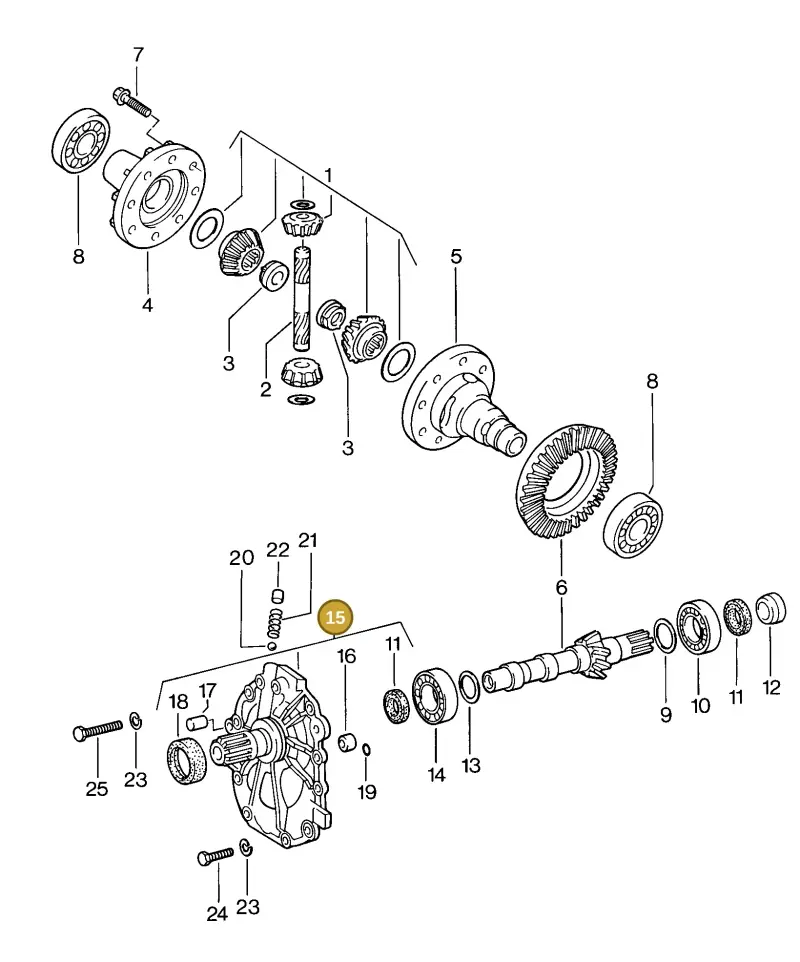 087409524C — Porsche 944 Coupe (1981-1985) diagram p05311000, position 15