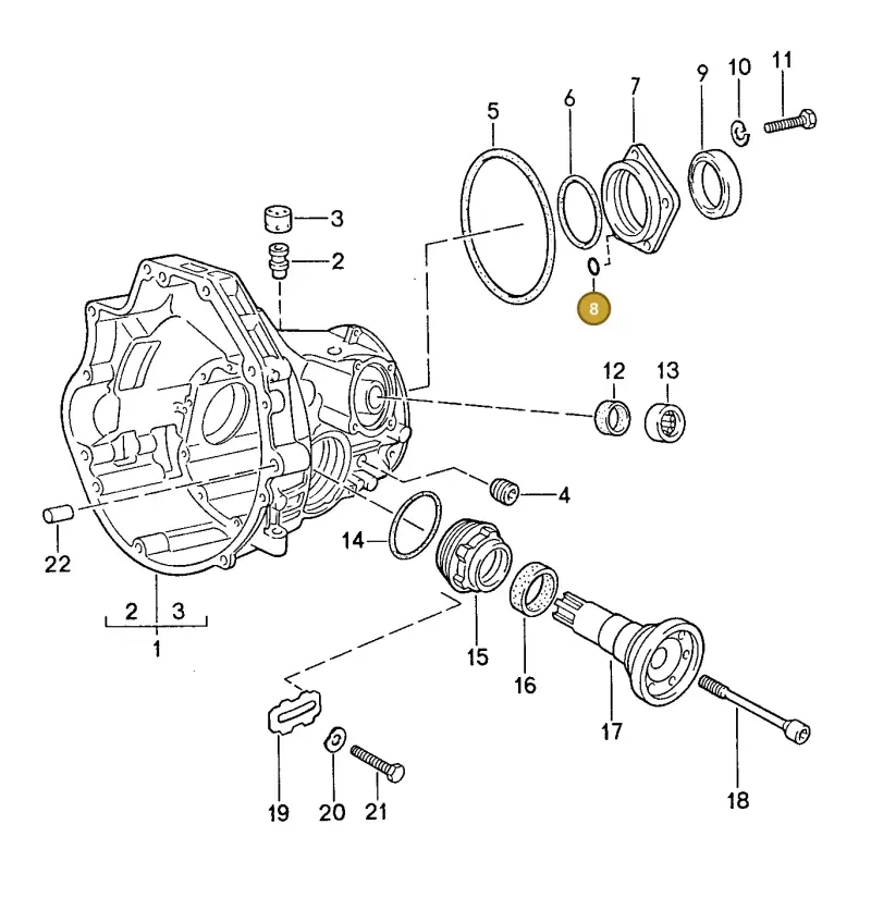089409637A — Porsche Coupe (1988-1991) diagram p14308000, position 8