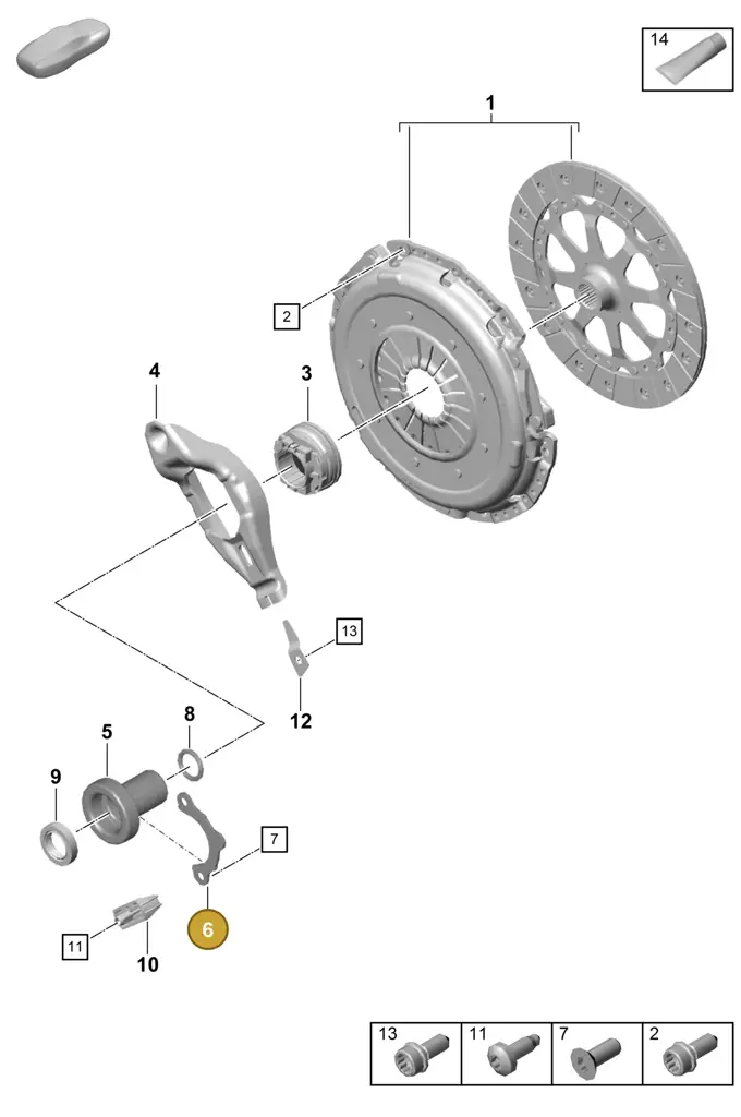 0A2141179 — Porsche Boxster Spyder (2019-) diagram p55301200, position 6