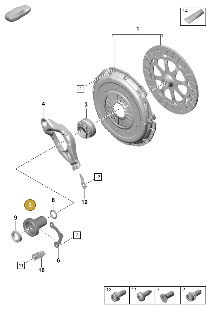 0A2141181 — Porsche Boxster Spyder (2019-) diagram p55301200, position 5