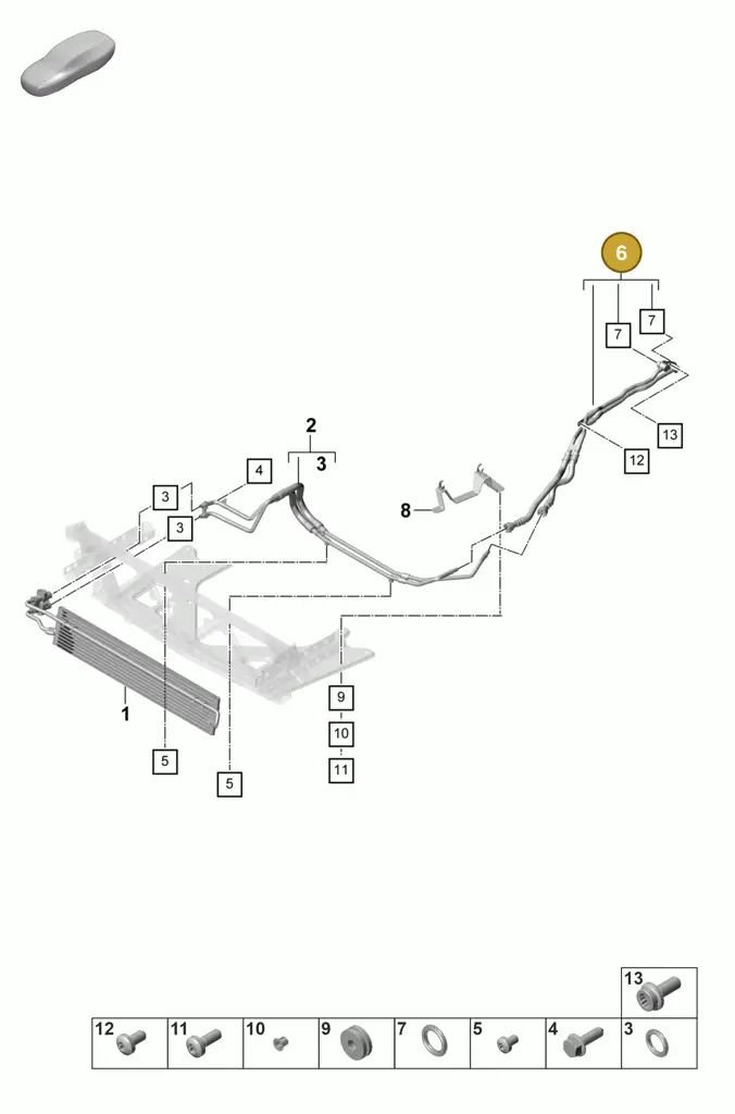 0DS317760 — Porsche Panamera (2020-2023) diagram p58360000, position 6