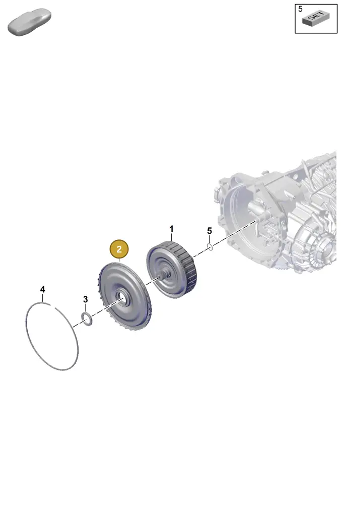 0DT301182 — Porsche 911 (2024-2025) diagram p57302200, position 2