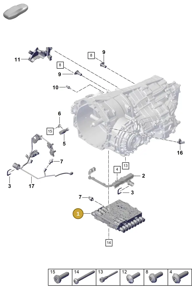 0DT325101B — Porsche 911 (2020-2022) diagram p57302120, position 1