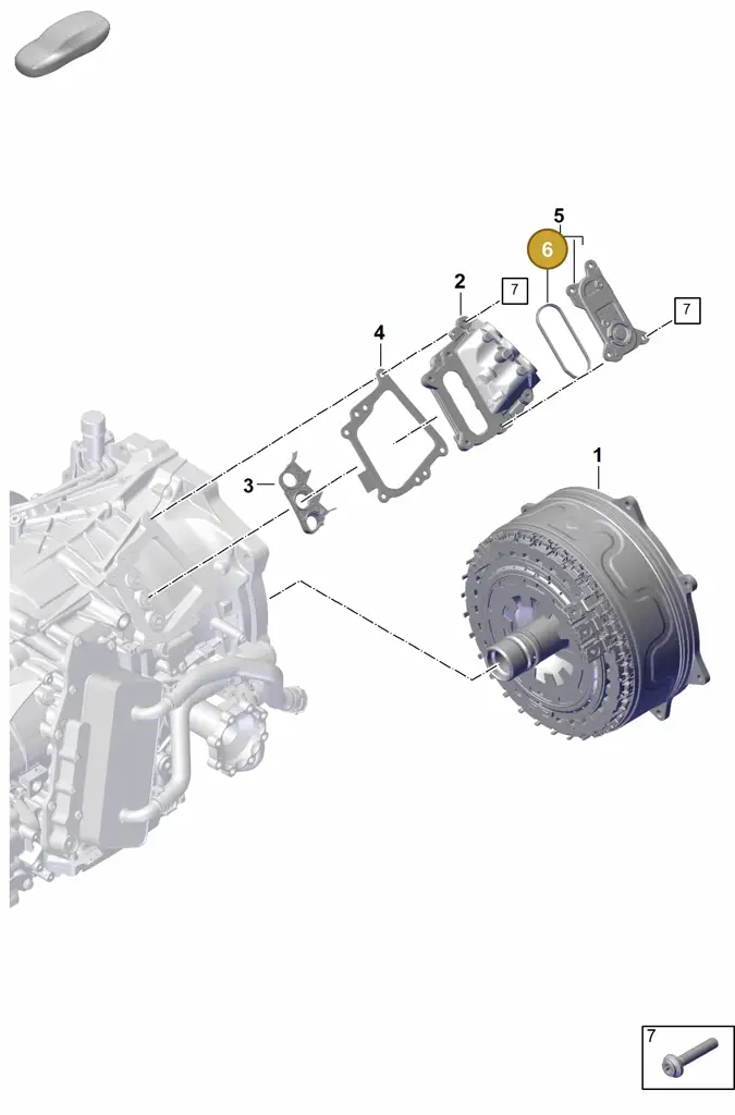 0DU301139 — Porsche 911 (2024-2025) diagram p63302300, position 6