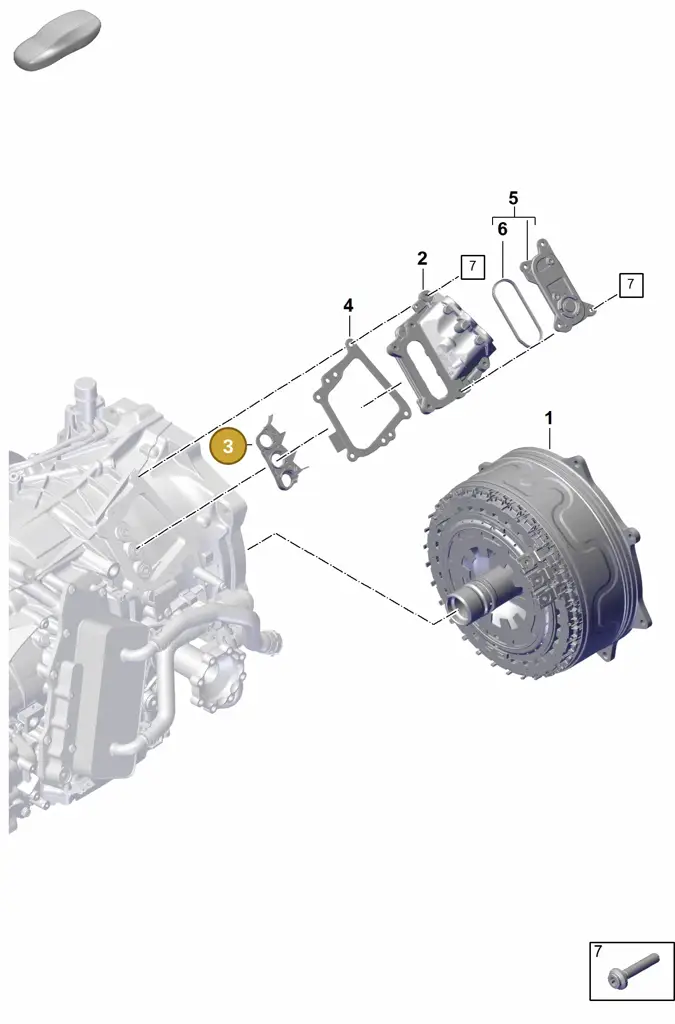 0DU399400 — Porsche 911 (2024-2025) diagram p63302300, position 3