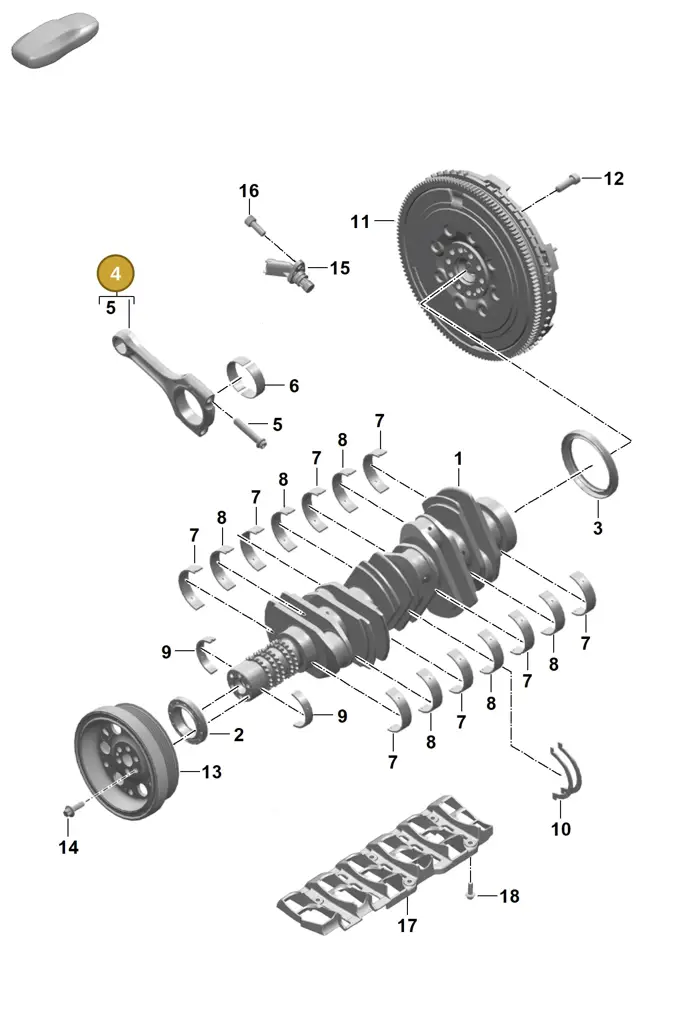 0PB105393J — Porsche 911 (2024-2025) diagram p63102000, position 4