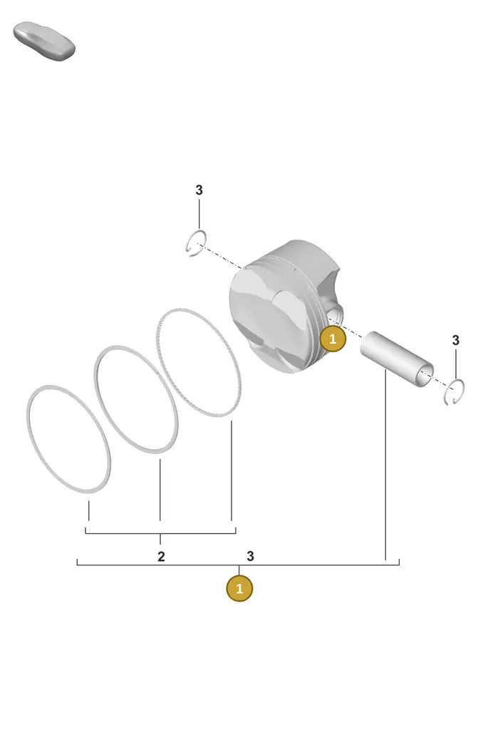0PB107965L — Porsche 911 (2020-2022) diagram p53102300, position 1