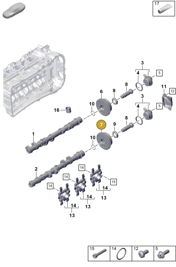 0PB109084L — Porsche 911 (2021-2022) diagram p59103100, position 7