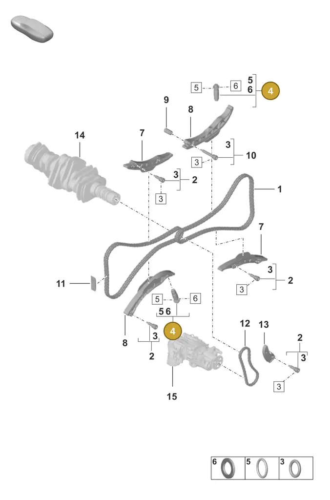 0PB109507 — Porsche 992 Sport Classic (2020-) diagram p53103110, position 4
