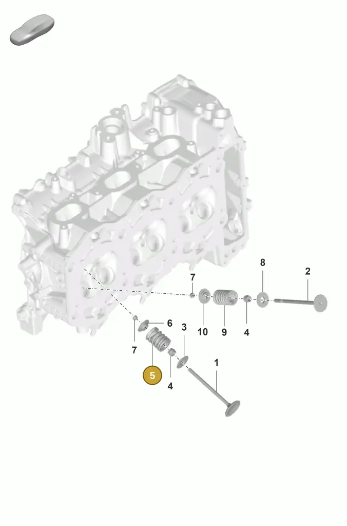 0PB109620B — Porsche 911 (2020-2022) diagram p53103010, position 5