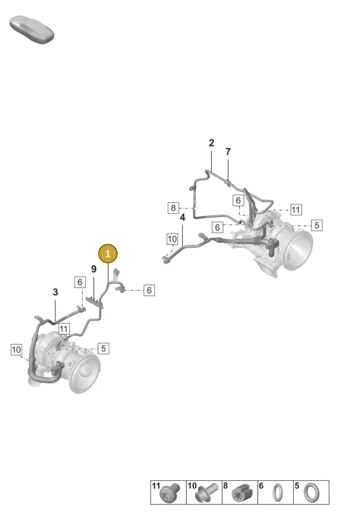 0PB115223C — Porsche 911 (2018-2024) diagram p53202150, position 1