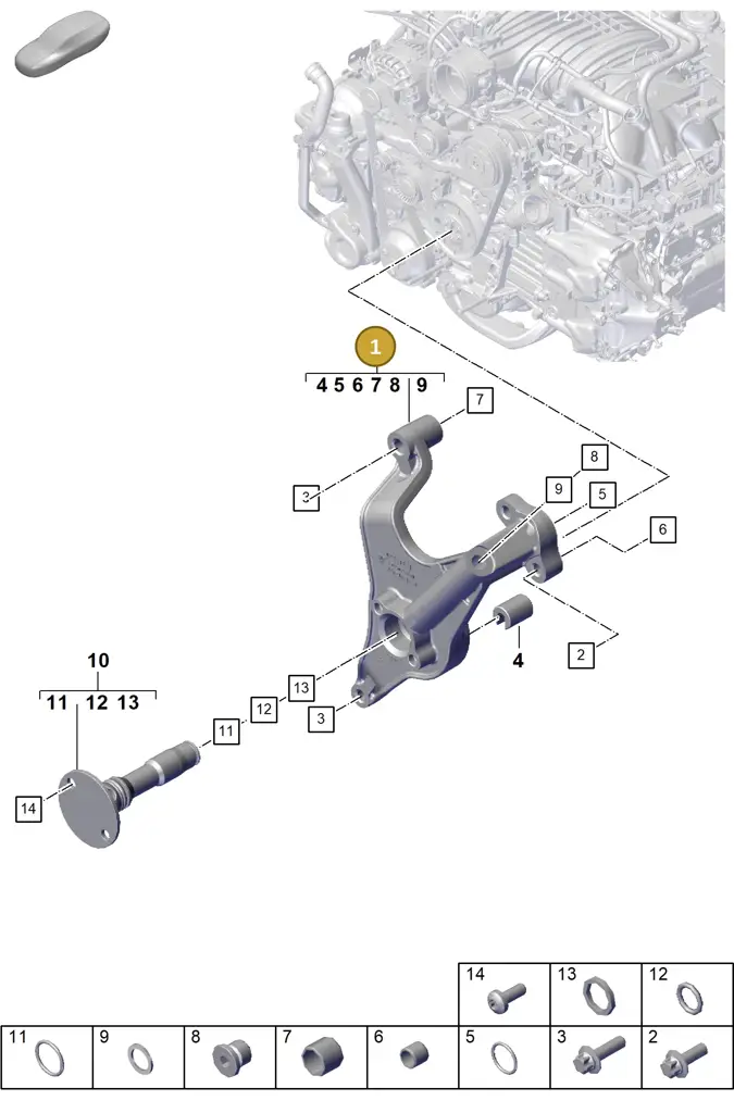 0PB115241B — Porsche Boxster Spyder (2019-2020) diagram p59102100, position 1