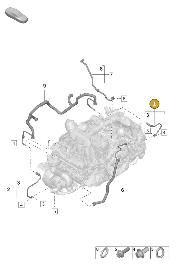 0PB115473A — Porsche 911 (2018-2024) diagram p53107350, position 1