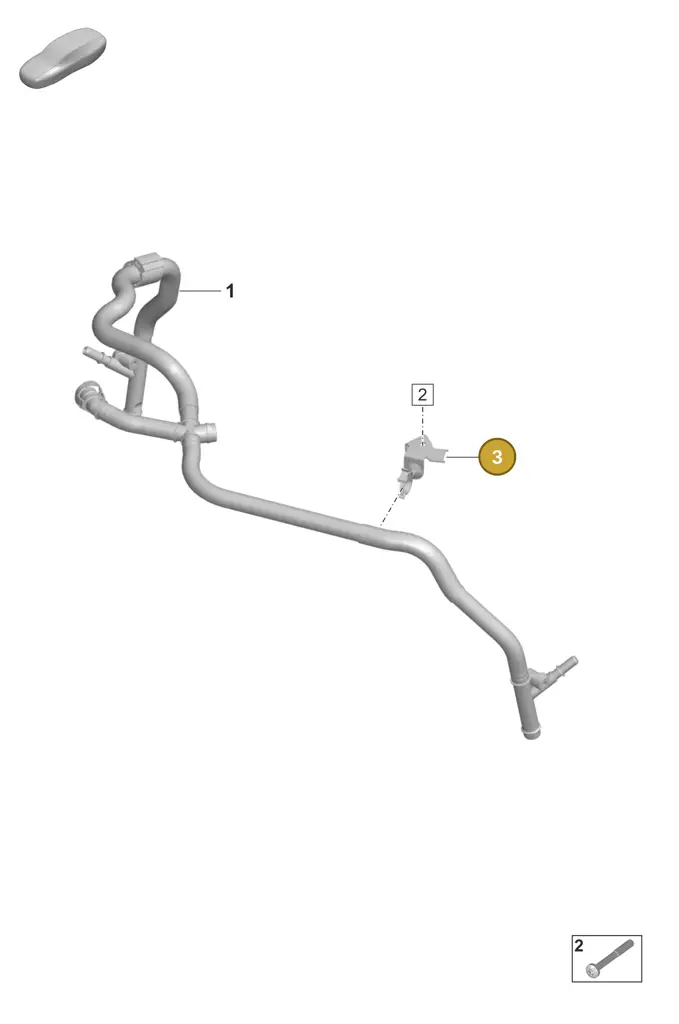 0PB115634 — Porsche 911 (2021-2022) diagram p59107350, position 3