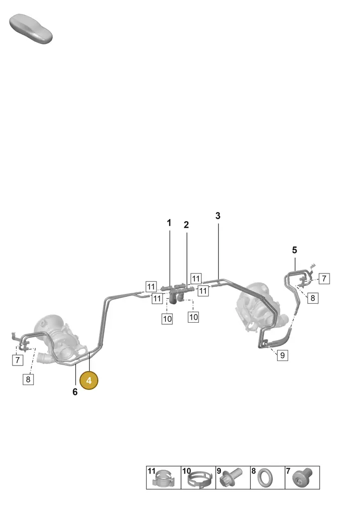 0PB121662 — Porsche 992 Carrera 4 GTS (2018-2024) diagram p53202100, position 4