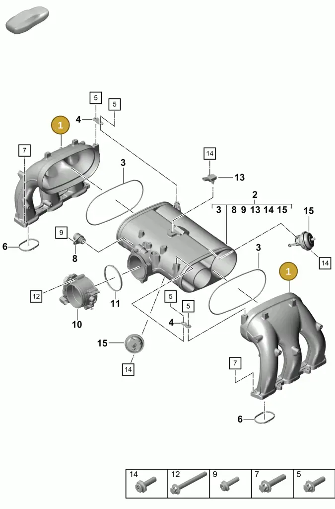 0PB129713C — Porsche Boxster Spyder (2019-2020) diagram p55107100, position 1