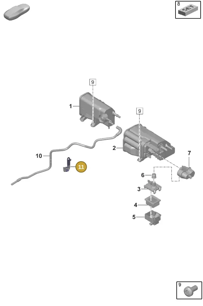 0PB133689 — Porsche 911 (2024-2025) diagram p63201200, position 11
