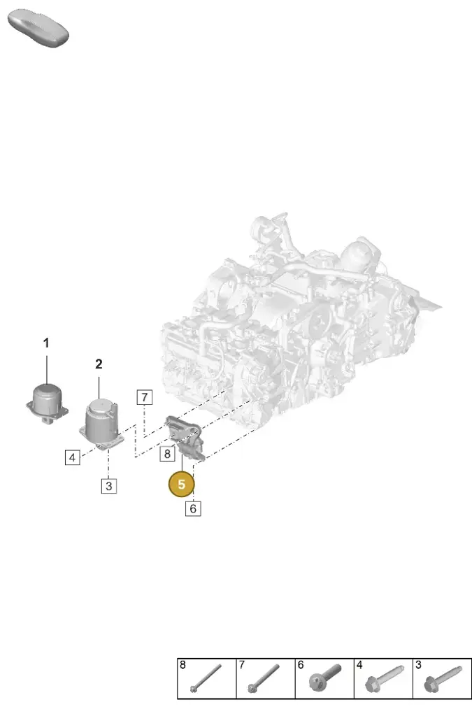 0PB199208 — Porsche 911 (2024-2025) diagram p63109000, position 5