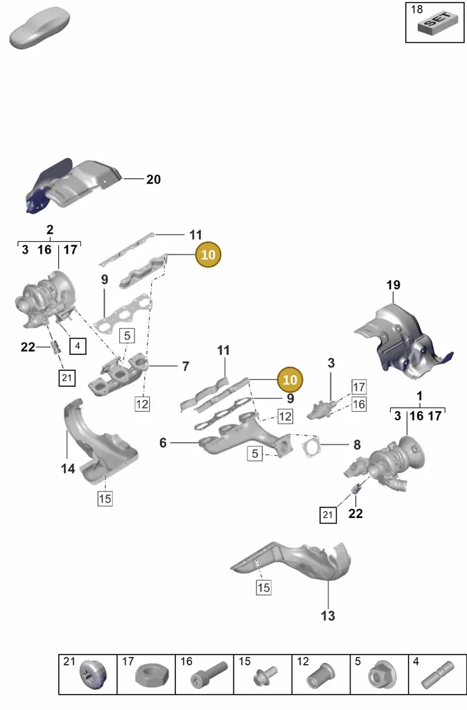 0PB199553 — Porsche 911 (2024-2025) diagram p53202000, position 10