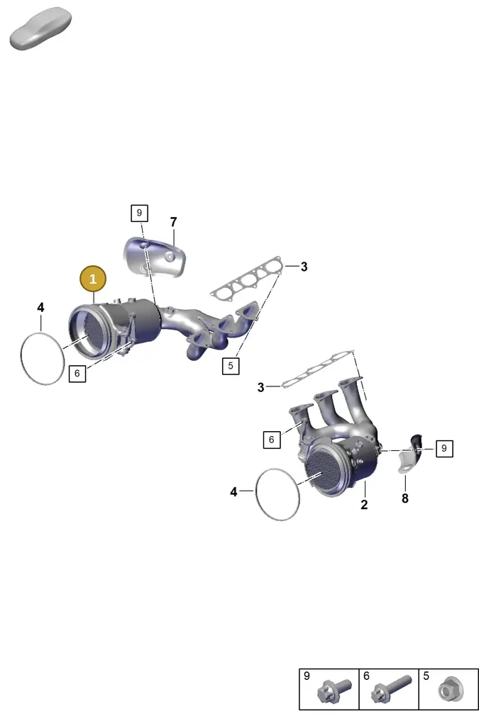 0PB254400F — Porsche 911 (2021-2022) diagram p59202000, position 1