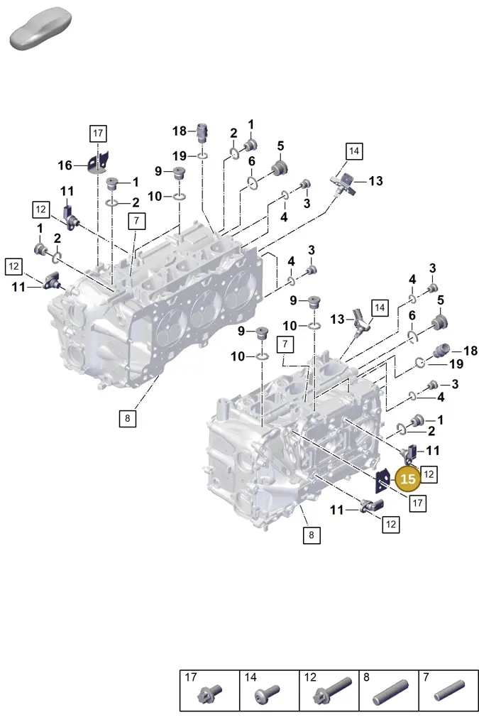0PB906269D — Porsche 911 (2021-2022) diagram p59103020, position 15