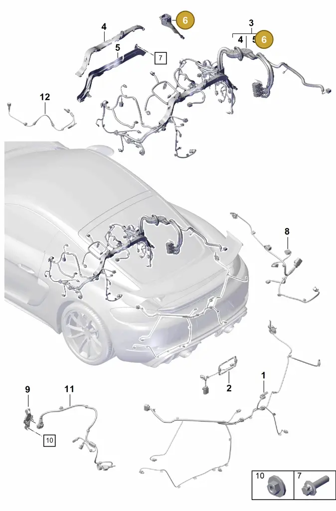 0PB971341F — Porsche Boxster Spyder (2019-2020) diagram p55902200, position 6