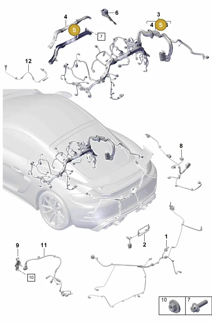 0PB971341G — Porsche Boxster Spyder (2019-2020) diagram p55902200, position 5