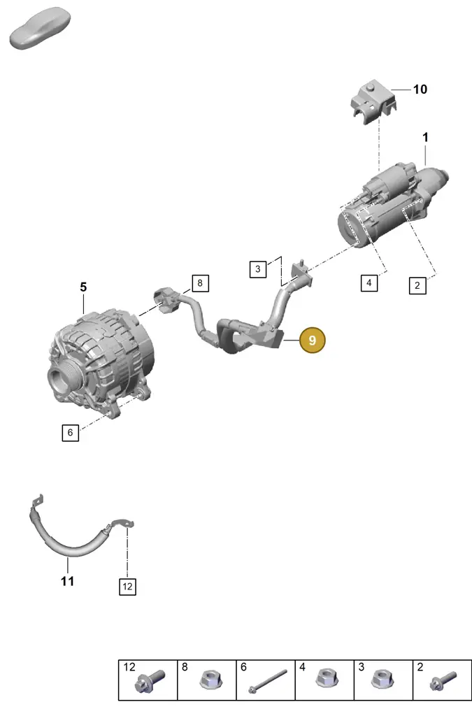 0PB971793C — Porsche Boxster Spyder (2019-) diagram p55902050, position 9