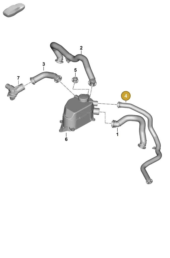 0PD101214 — Porsche 911 (2024-2025) diagram p63107360, position 4