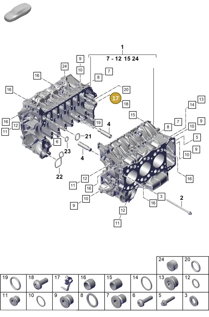 0PD101429A — Porsche 911 (2024-2025) diagram p63101150, position 17