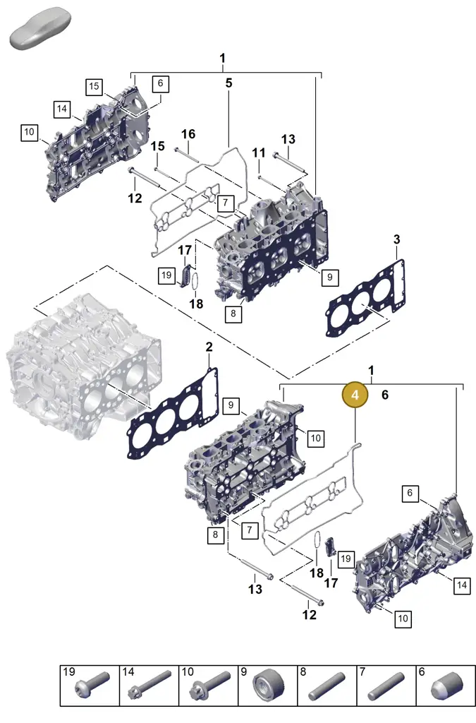 0PD103649B — Porsche 911 (2024-2025) diagram p63103050, position 4