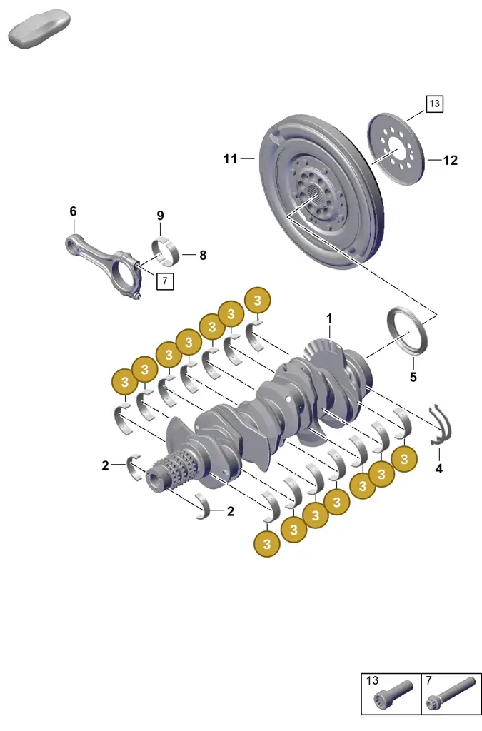 0PD105591B — Porsche 911 (2024-2025) diagram p63102050, position 3