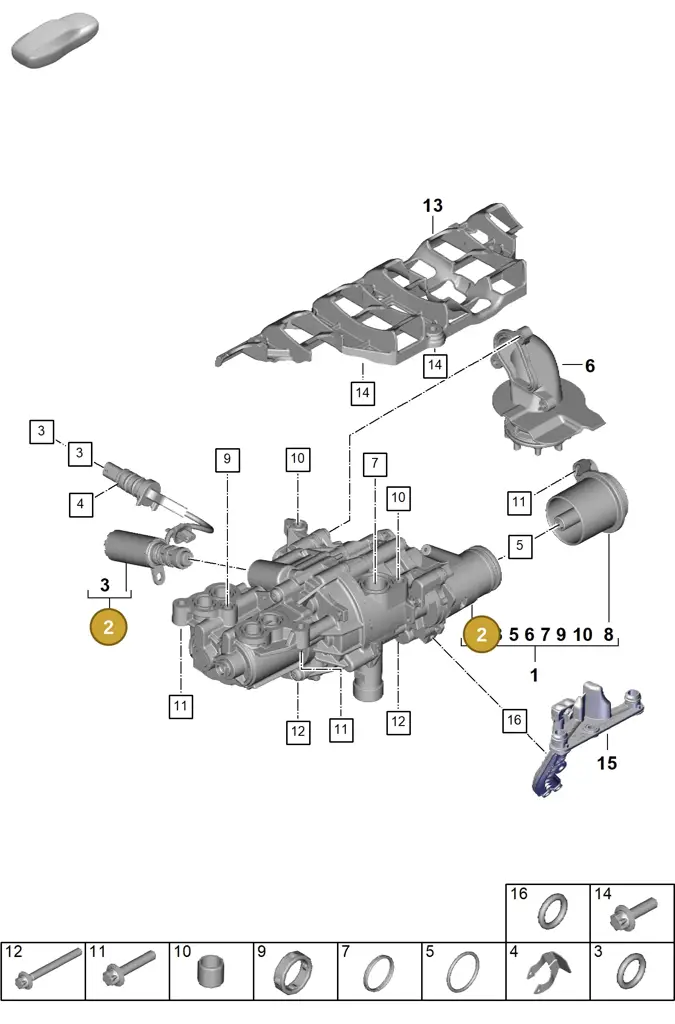 0PD115393 — Porsche 911 (2024-2025) diagram p63104010, position 2