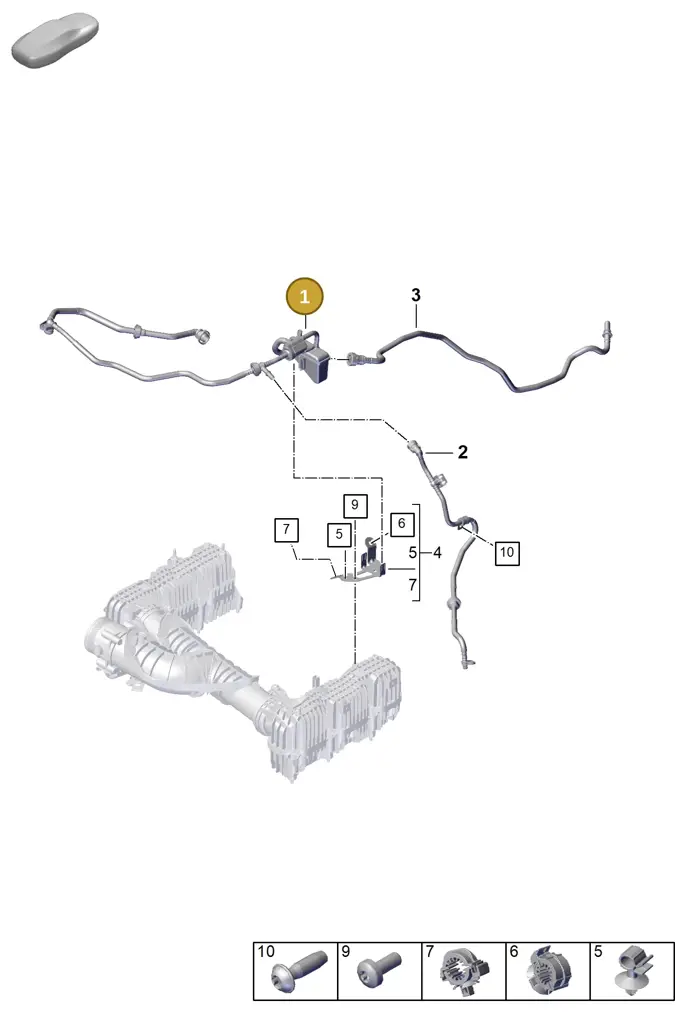 0PD133352B — Porsche 911 (2024-2025) diagram p63107310, position 1