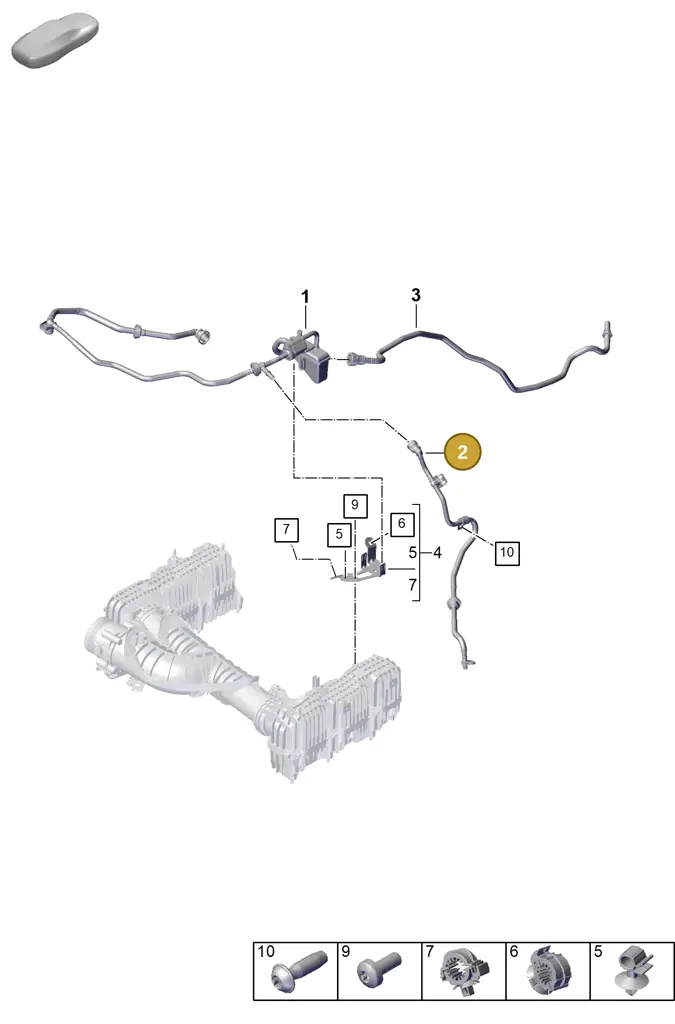0PD133366 — Porsche 911 (2024-2025) diagram p63107310, position 2