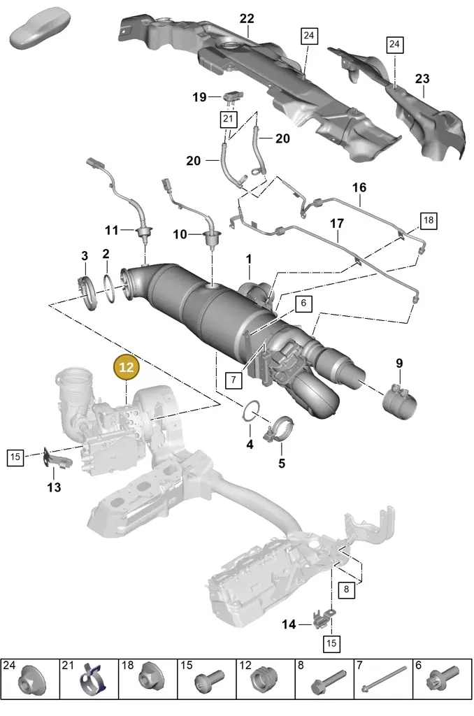 0PD251550A — Porsche 911 (2024-2025) diagram p63202210, position 12