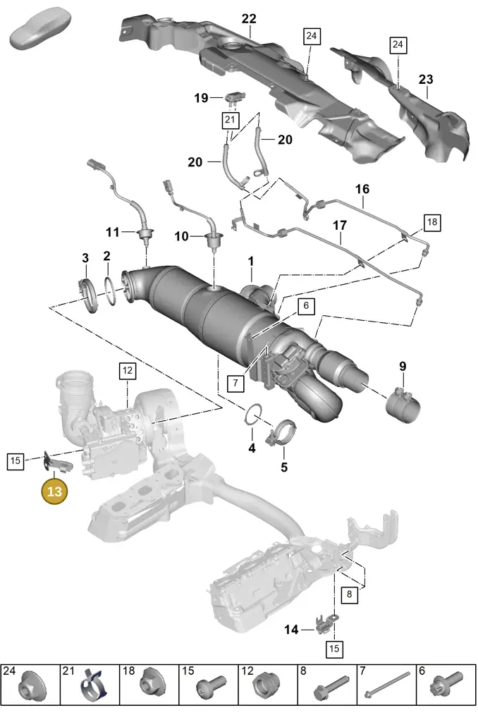 0PD906217 — Porsche 911 (2024-2025) diagram p63202210, position 13